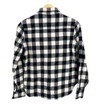 Tradlands Buffalo Plaid Flannel Shirt Black White 100% Cotton Made in USA XS Photo 1