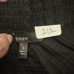 Drew Wide Leg Pants Women’s Size S Black 100% Cotton Elastic Waist Casual Comfy Photo 1