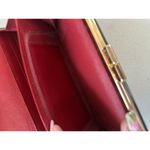 NWOT Roberta di Camerino Lulu Red Italian Leather Bi Photo 5