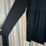 Sonoma  Black Maternity Drapey Empire Waist Long Sleeve Shirt Size Large Photo 11