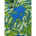 Lilly Pulitzer Dress Charlene Shift Limeade Lion Print Green Knit Cotton Size S Photo 4