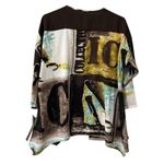 IC by Connie K Shirt Women Sz Small Asymmetrical Artsy Modern Designer City NWT Photo 1