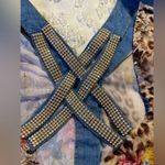 Cotton Express Beautiful Rhinestone Enhanced Blouse from  Women’s Size 3X Photo 3