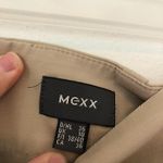 MEXX Solid Tan Beige Straight Pencil Work Cotton Knee Length Skirt UK 10 / US 6 Photo 4