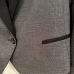 Banana Republic Blazer Jacket Women's 4 Gray Black Business Casual Y2K Career Photo 2