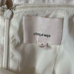 Cinq à Sept Rosemarie ruffle off the shoulder dress white cocktail party size 4 Photo 2