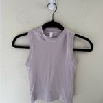 SKIMS  Light Pink Mock Neck Cotton Jersey Tank Crop Size S Lounge Photo 1