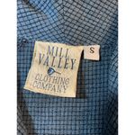 Mill Valley Clothing Company Swing Sail Shirt Womens Small Linen Blend Lagenlook Blue Photo 3