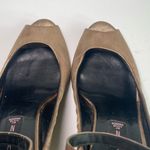 Steve Madden Green and Brown Satin Snakeskin Wedges Photo 8