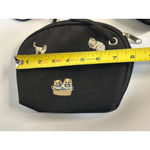 VTG Embroidered Black Purse & Coin Purse Set Cute Cats & Kittens Design, 4"x7.5" Photo 4