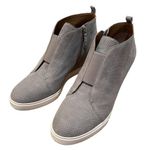 Linea Paolo Linea Paola Felicia Wedge Suede Sneaker Bootie Grey Size 10 Photo 0