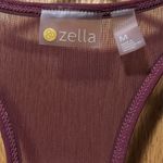 Zella  Maroon Mesh Racerback Tank Photo 1