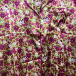Big Dogs Floral Satin Pajama Top size L  Photo 2