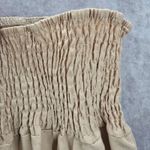 Cream Tan Smock High Rise Wide Leg Pocket Flowy Boho Dress Pants Plus 2XL Size XXL Photo 4