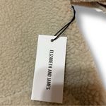 Elizabeth and James Teddy Jacket Sherpa Sand Tan Zip Jacket Women’s Size XS Oversized Photo 9