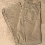 ZARA  Cream Jeans with Frayed Hem Photo 0