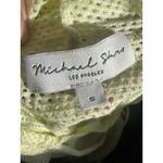 Michael Stars  Jo‎ Mesh Hoodie Lime Green Neon Yellow Size S EUC Photo 7
