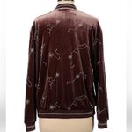 Sissy Boy Velour Bomber Track Jacket Stars Zip Sweatshirt Constellation Space M Photo 1