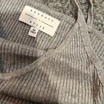 Kendall + Kylie  Knit Grey Ribbed Tank Photo 3
