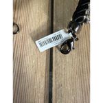 Banana Republic NWT Black Rope Rhinestone Floral Stations Bracelet 7-8” MSRP $48 Photo 7