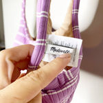 Madewell  Playa Nantucket Purple Striped Bathing Suit Top Large Photo 4