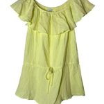Eberjay Eberjey Lucia Off Shoulder Teddy Romper Yellow NEW Photo 0