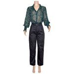 MISA Los Angeles  Candra Top, Teal Shimmer, Small Photo 7