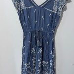 Abercrombie & Fitch  Blue‎ embroidered Dress Teens size XS Photo 0