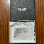 Viki Lynn Sterling Silver Initial M Necklace With Clear Crystals New Photo 8