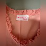 Vintage Courtney’s Things Peach Coquette Jumper Girlie Romper Cotton Jumpsuit Orange Photo 1