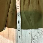 Scotch & Soda Ruffle Tiered Short Sleeve Mini Dress Size Medium US 8 Army Green Photo 12