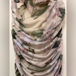 EXPRESS Floral Mesh Ruched Midi Skirt XL Photo 5