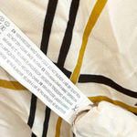 Forever 21 NWT  Contemporary Cream Black Stripes Geometric Dress Size Large Photo 6