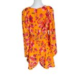 Anthropologie Hutch x  - Long-Sleeve Deep-V Floral Romper Sz S Photo 4