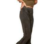 Earthbound  Flower Child Black Flare Pants Size Small Photo 0