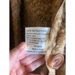 Gallery Vintage Y2K Tan Suede Sherpa Penny Lane Trench Coat-size Small Photo 10