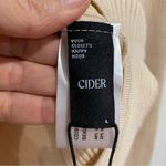 Cider  Beige Ribbed Long Sleeve Bodysuit Sz L NWT Photo 5