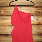 Jump  Apparel Juniors One Shoulder Jersey Gown with Cutout Photo 3