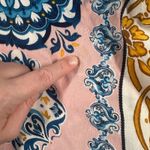 Maeve by Anthropologie Resort Wrap Dress Size 14 Floral Print Square Neck Tie Pink Photo 14