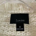 Lumiere Ivory/Cream Crew Neck Pullover Sweater size M Size M Photo 1