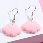 🆕Pink Cloud Charm Dangle Earrings Photo 1