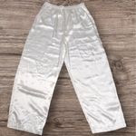 Victoria's Secret Vintage Gold Label Pajama Set Lace White Satin Modest Large Photo 7