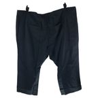 Woman Within  Khaki Pants Cotton Natural Fit Black 36W Photo 1