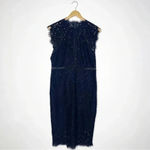 Bardot  Artizia Medium High Neck Cocktail Lace Panel Dress In Black Size 8 Photo 2