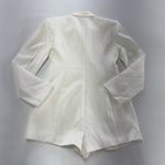 Endless Rose  Romper Womens Small White Blazer Playsuit Dress Double‎ Breasted Photo 3