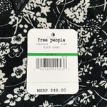 Free People Intimately  Black Kora Floral Printed Woven Cami Tank Size Large NWT. Photo 4