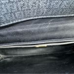 Fendi  Vintage Black Zucchino Crossbody Removable Strap Clutch Shoulder Bag Photo 6