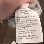 J.Crew  Soft Knit Gloves in Light Gray Wool and Alpaca NWT Photo 6