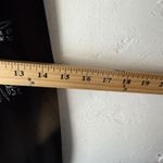 Roberta Dress Vintage 90s Medium Black Velvet Maxi Gown Floral Embroidery USA Black Photo 3