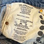 BLANK NYC  jeans barrel color block NEW Backup Dancer Barrel Jean Blue denim Photo 4